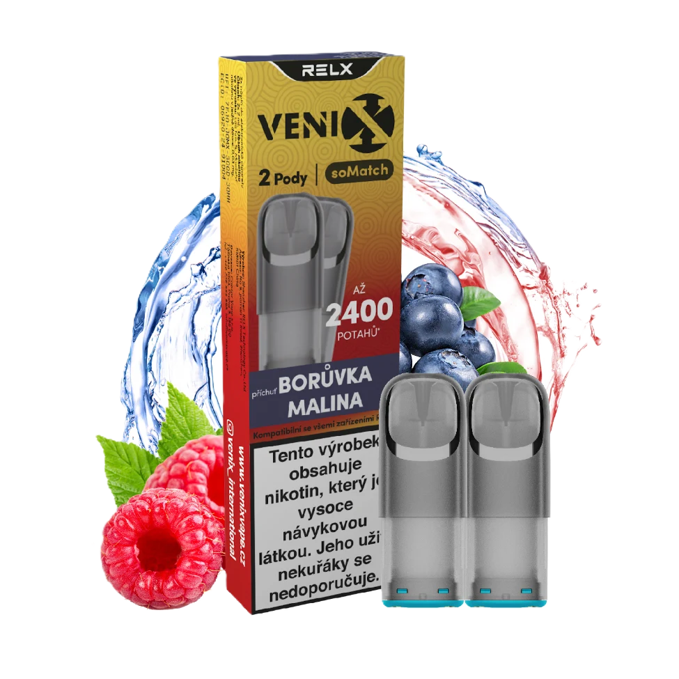 VENIX-RELX soMatch Pod - Blueberry Raspberry (2ks) (R)