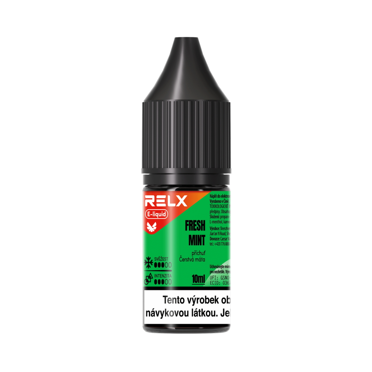 RELX e-liquid - Fresh Mint - 10ml (R) 18mg/ml