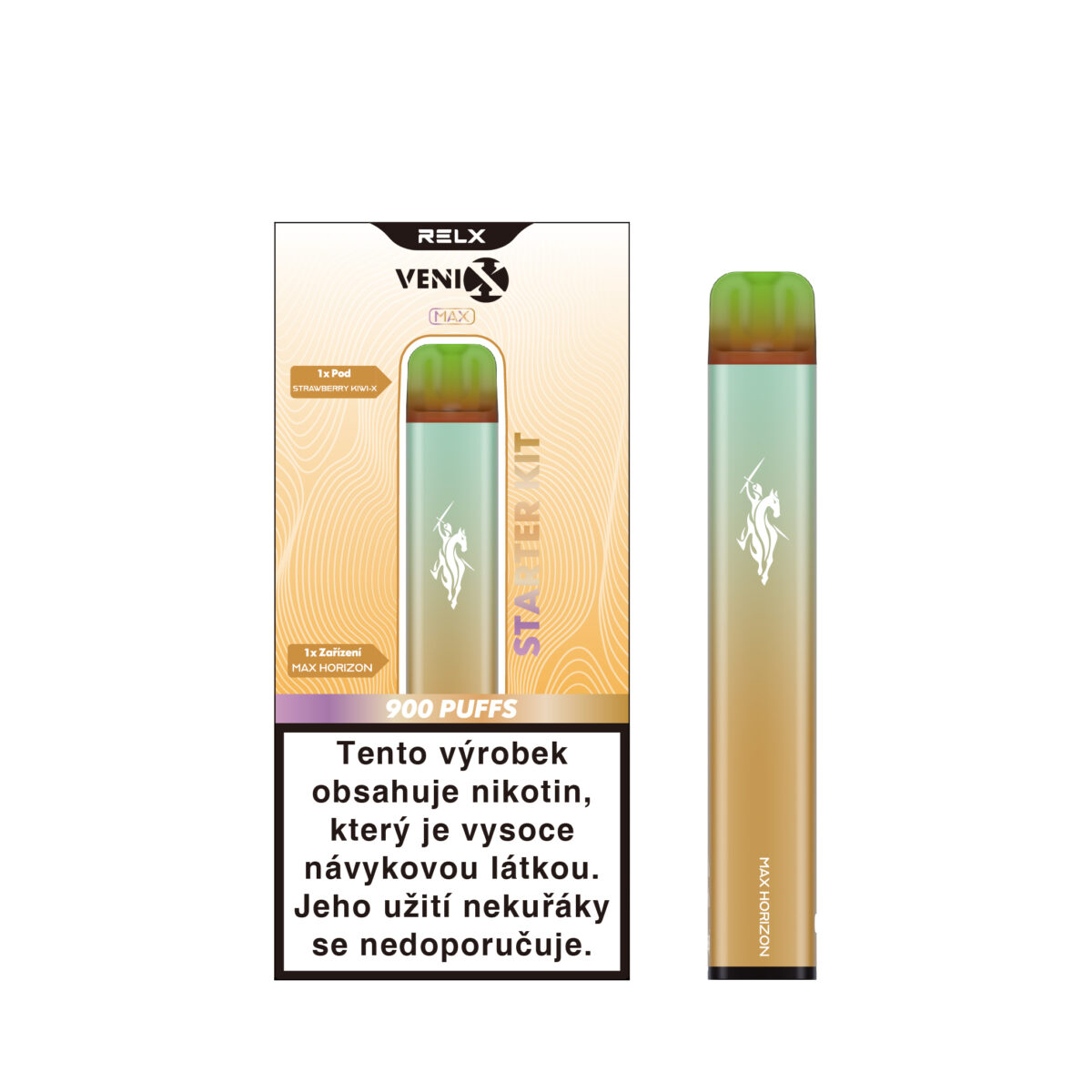 VENIX MAX Starter Kit (MAX HORIZON) - Pod Strawberry Kiwi (Q)