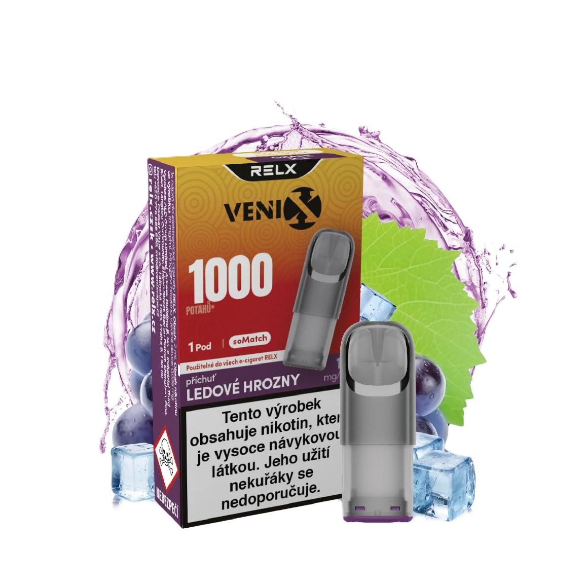 VENIX-RELX soMatch Pod - Grape Ice