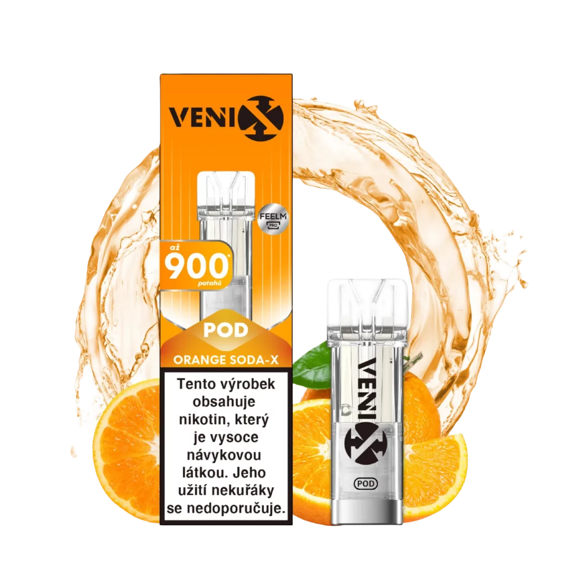 VENIX POD ORANGE SODA-X 1.62% Ceramic (R)