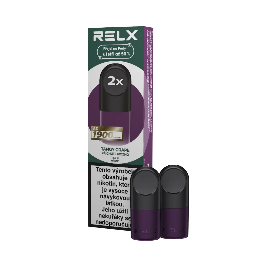 RELX Náhradní Pod – Tangy Grape (hrozny) 2 ks (R)