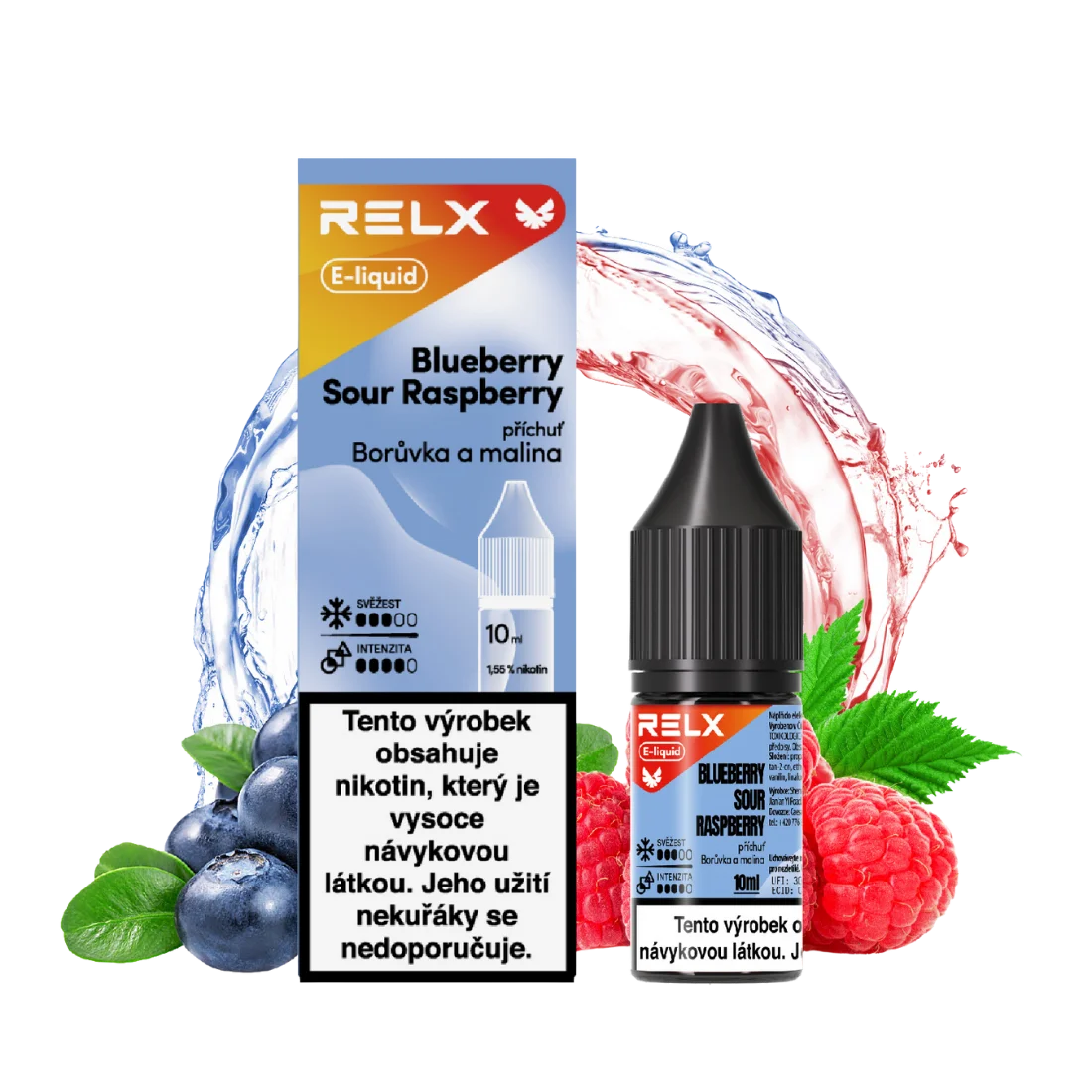 RELX e-liquid - Blueberry Sour Raspberry - 10ml (R) 18mg/ml