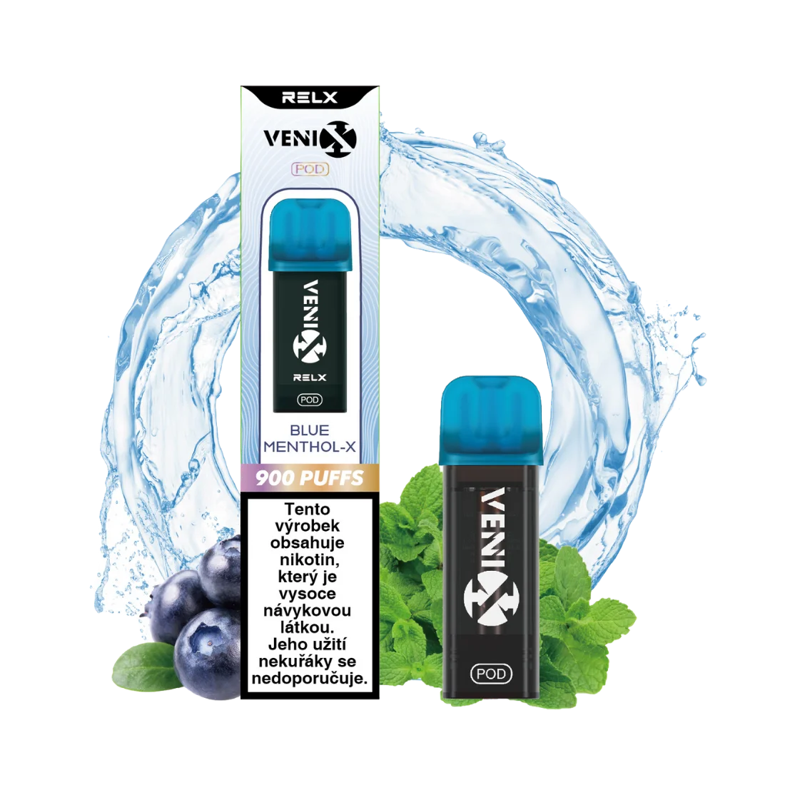 VENIX POD BLUE MENTHOL-X 20mg/ml (Q)