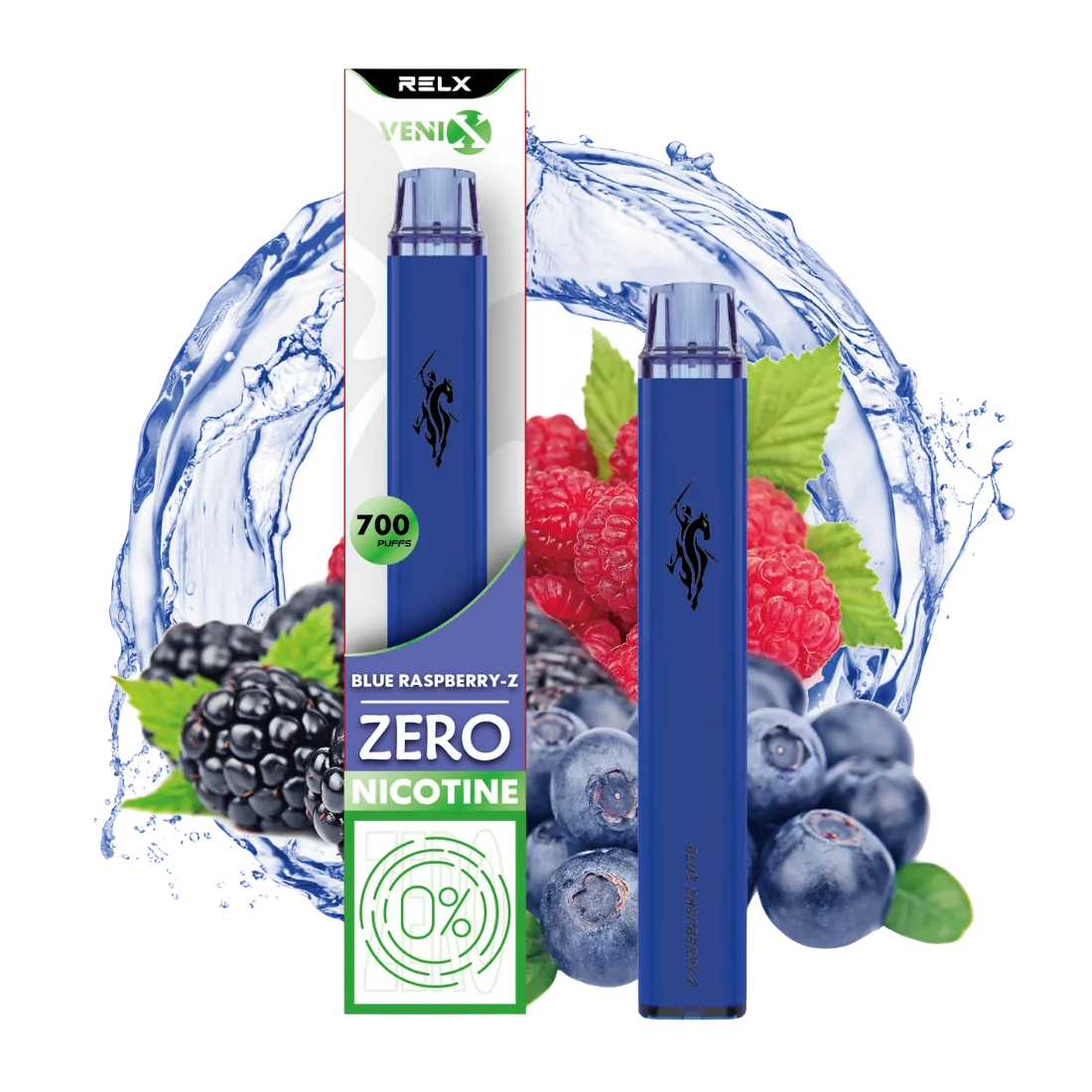 VENIX - BLUE RASPBERRY-Z bez nikotinu (Q)