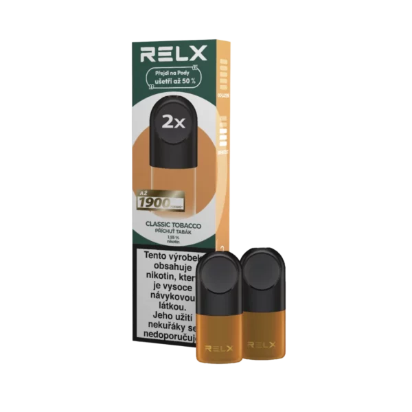 RELX Náhradní Pod - Klasický tabák 2 ks (Q)