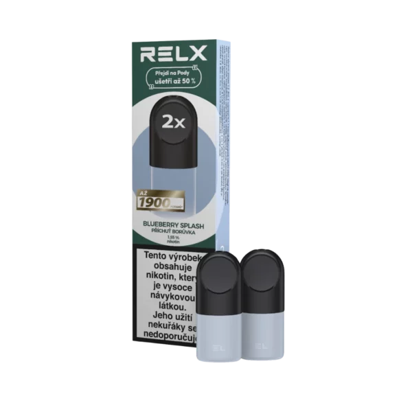 RELX Náhradní Pod – Blueberry Splash (borůvka) 2 ks (Q)