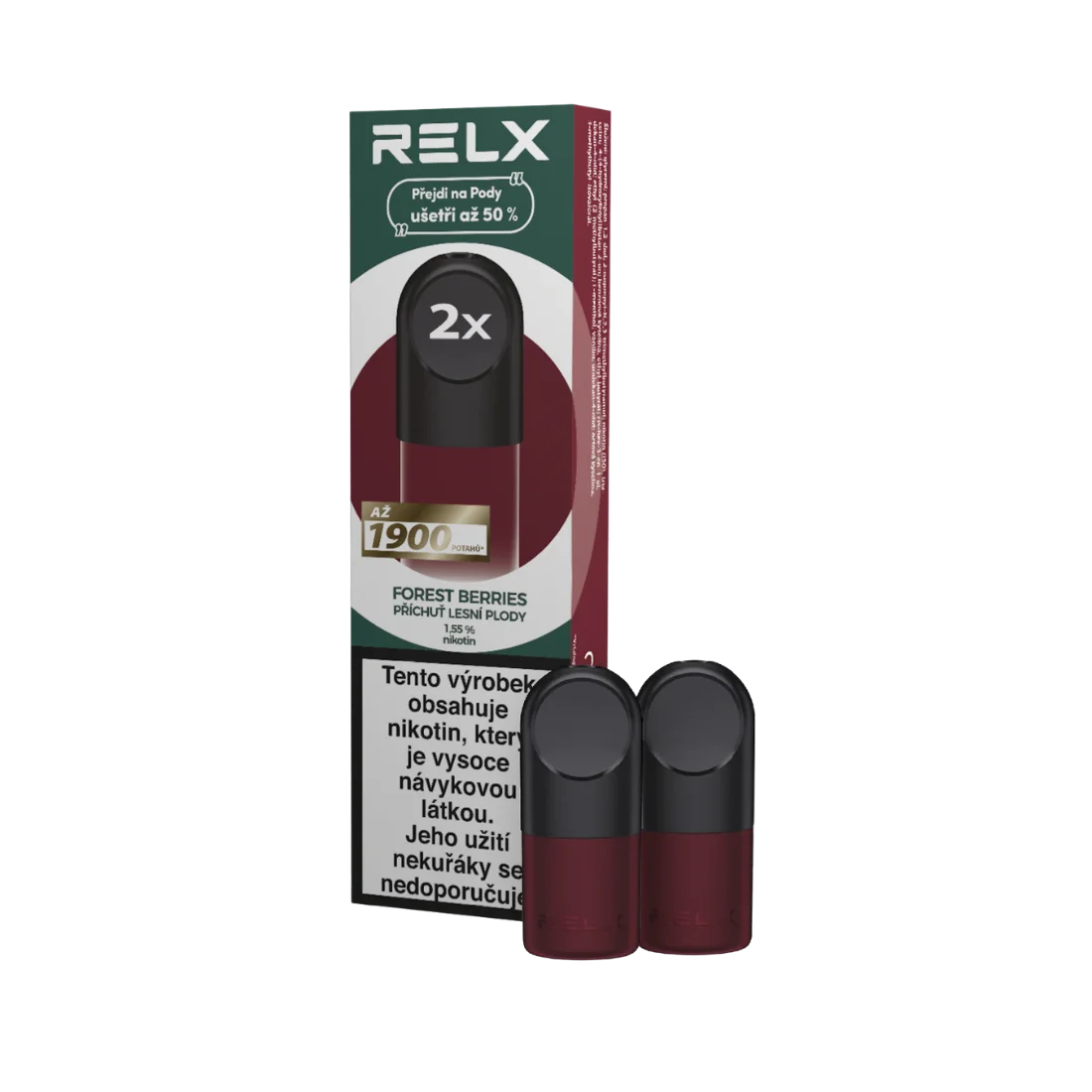 RELX Náhradní Pod – Forest Berries (lesní plody) 2 ks (Q)